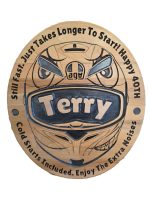 Bespoke Motorcycle Helmet Wood Carving – Custom Biker Wall Plaque - The Complete Custom Commission Experience